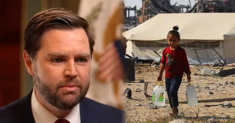 মার্কিন ভাইস প্রেসিডেন্ট ও গাজার শিশু